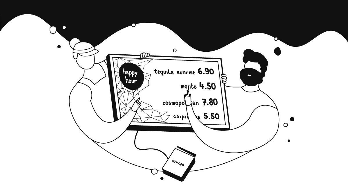 How it Works – Three simple steps to develop your own advertising or information display 